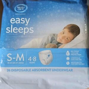 Signature Easy Sleeps Kids Underwear - Blue and White
